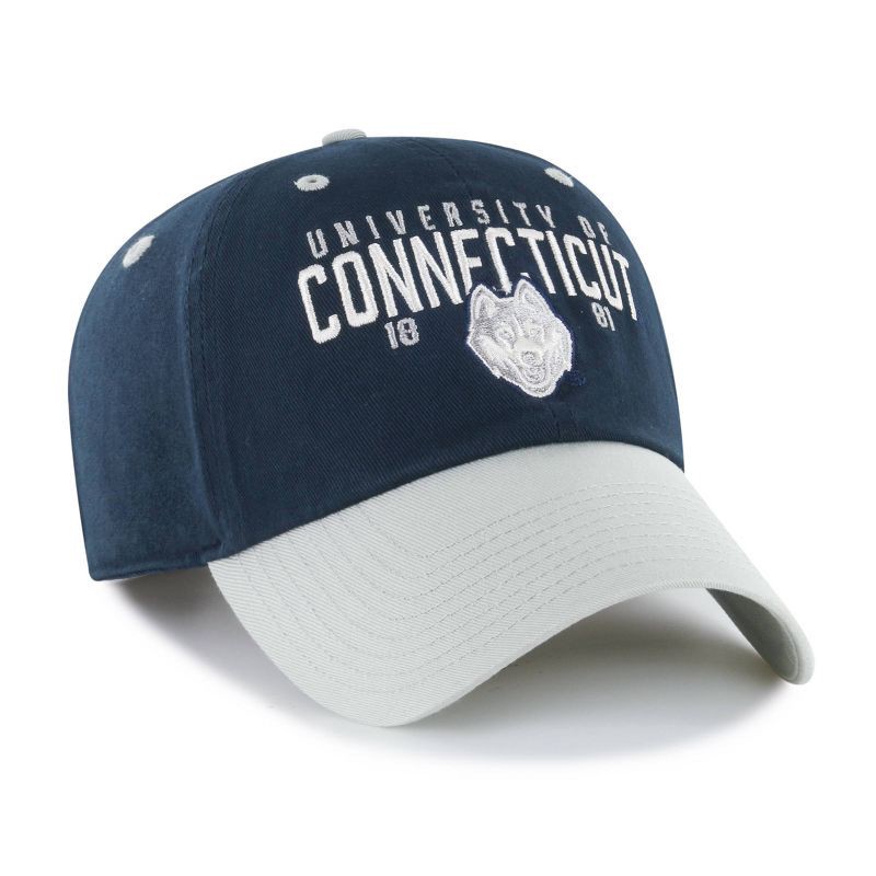 slide 2 of 3, NCAA UConn Huskies Miller Hat: Cotton Twill, Adjustable Strap, Team Logo, 1 ct