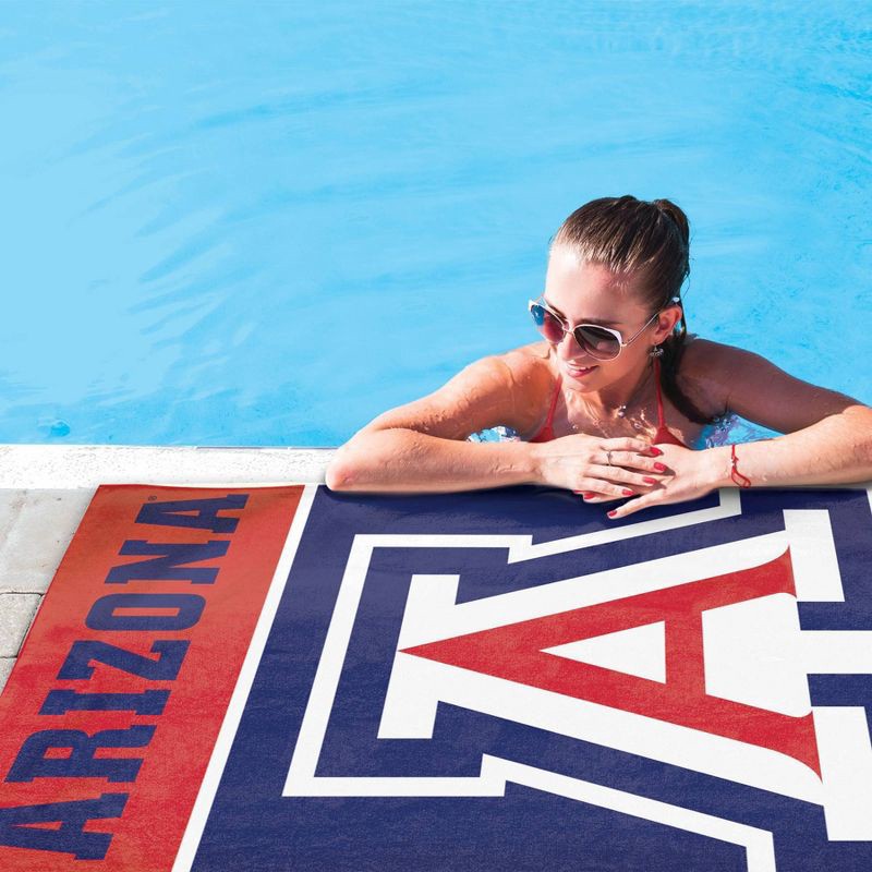 slide 2 of 3, 30"x60" NCAA Arizona Wildcats Beach Towel, 1 ct