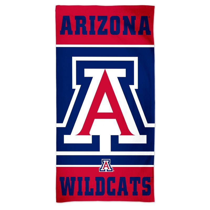 slide 1 of 3, 30"x60" NCAA Arizona Wildcats Beach Towel, 1 ct