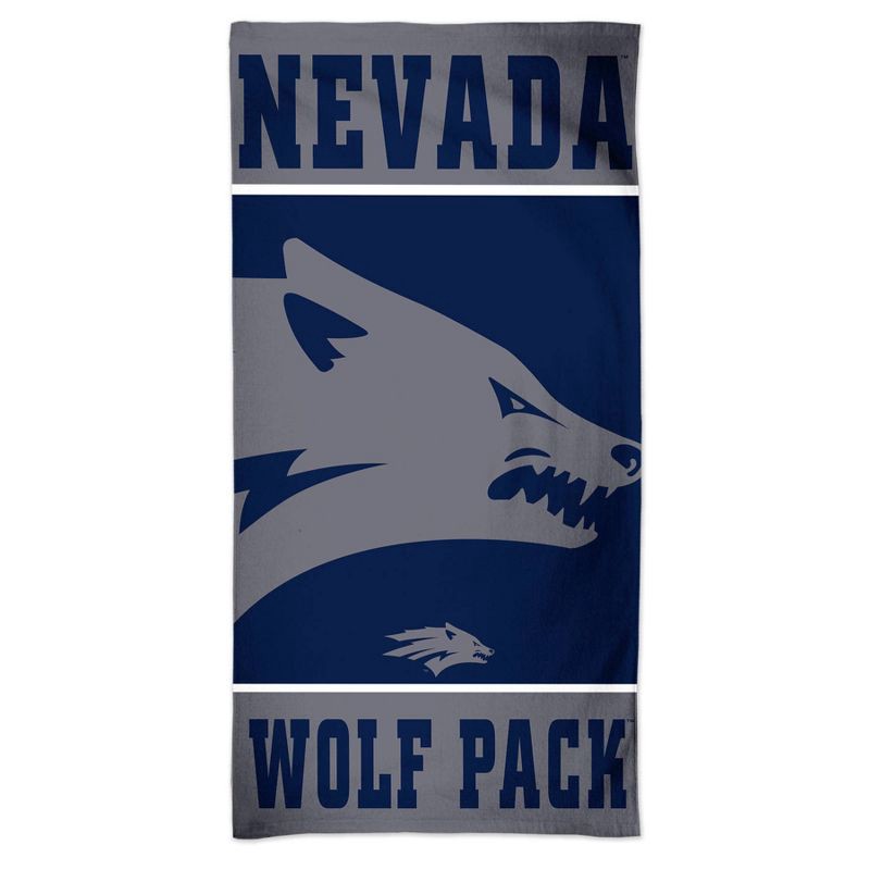 slide 1 of 3, 30"x60" NCAA Nevada Wolf Pack Beach Towel, 1 ct