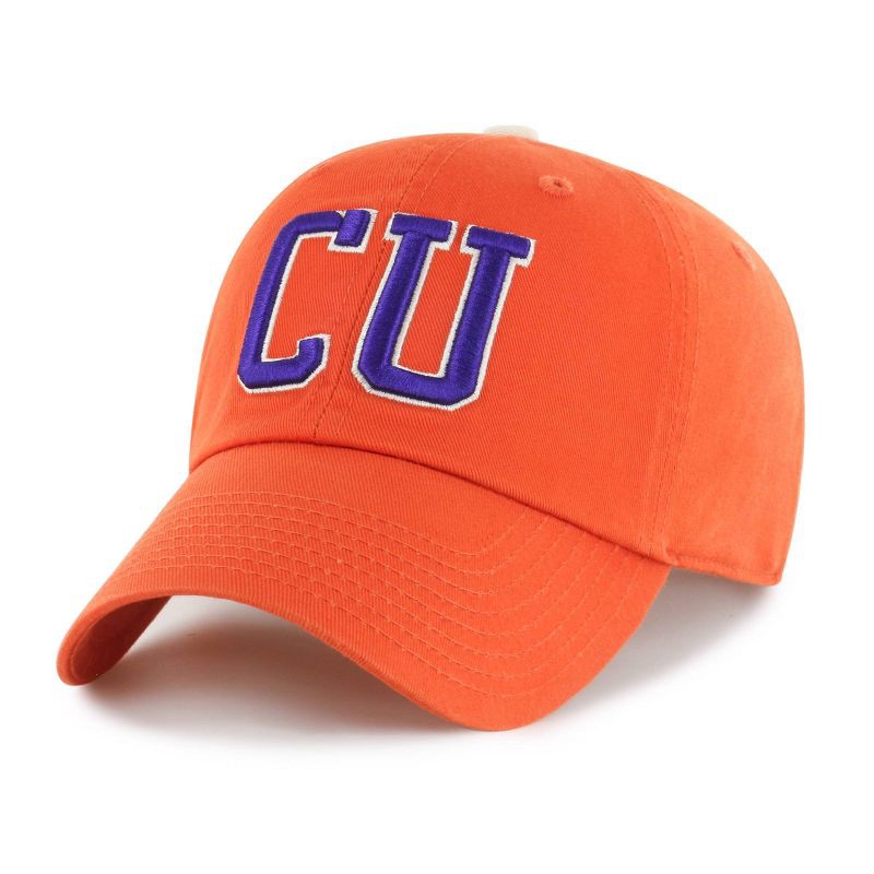 slide 1 of 3, NCAA Clemson Tigers Clique Hat: Cotton Twill, Adjustable Strap, Team Logo Design, 1 ct
