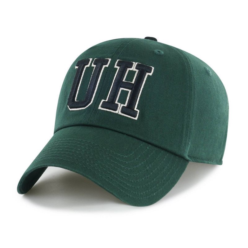 slide 1 of 3, NCAA Hawaii Rainbow Warriors Clique Hat: Team Logo Adjustable Baseball Cap, 1 ct