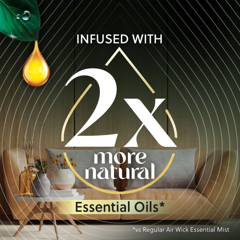 slide 5 of 10, Air Wick Essential Mist Refills - Winter Woods & Frosted Ivy - 0.67 fl oz, 0.67 fl oz