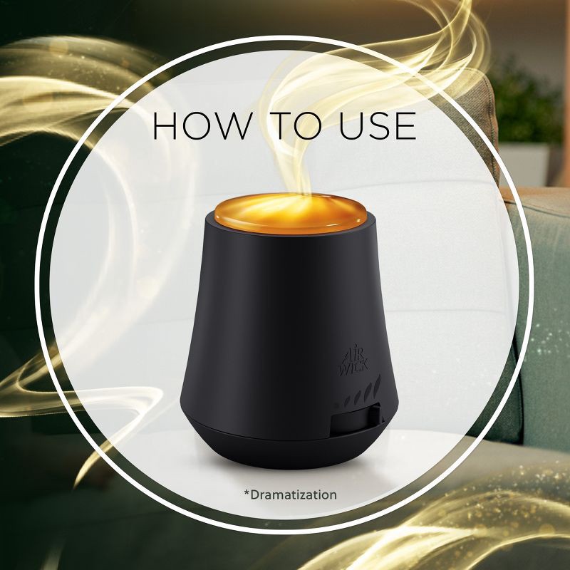 slide 10 of 10, Air Wick 0.67 fl oz Essential Mist - Cozy Vanilla & Caramel, 0.67 fl oz