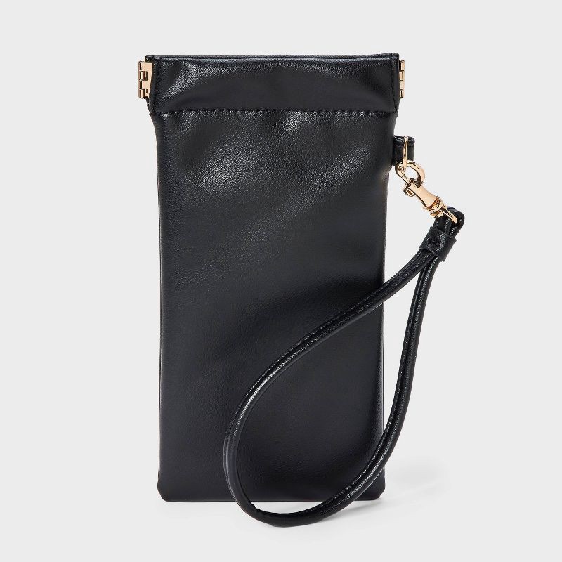 slide 1 of 4, Facile Frame Glasses Case - A New Day™ Slate Black: Eyewear Accessory, 1 ct