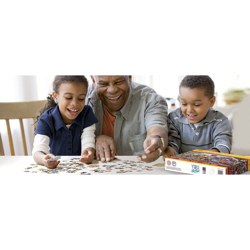 slide 2 of 3, NCAA Arizona State Sun Devils Game Day at the Zoo 500pc Jigsaw Puzzle, 500 ct