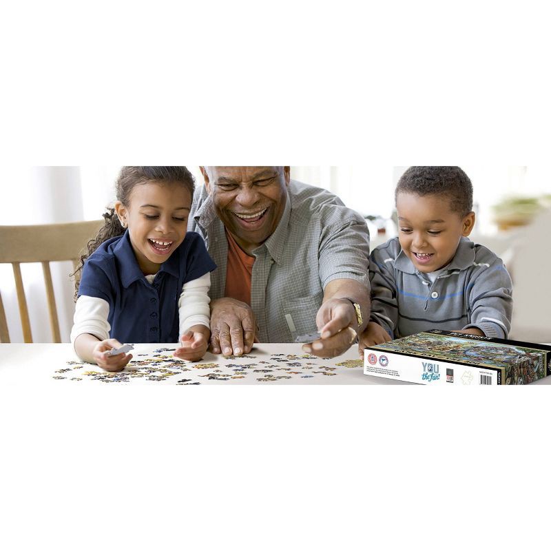 slide 2 of 3, NCAA UCF Knights Game Day at the Zoo 500pc Jigsaw Puzzle: Sports Theme, Ages 10+, 500 ct