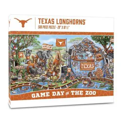 NCAA Texas Longhorns Game Day at the Zoo 500pc Jigsaw Puzzle: Sports Theme, Ages 10+