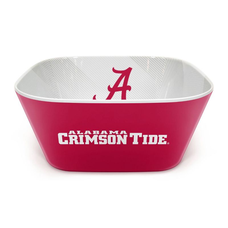 slide 2 of 6, NCAA Alabama Crimson Tide Serving Bowl: Melamine Rounded Square Tableware, 1 ct
