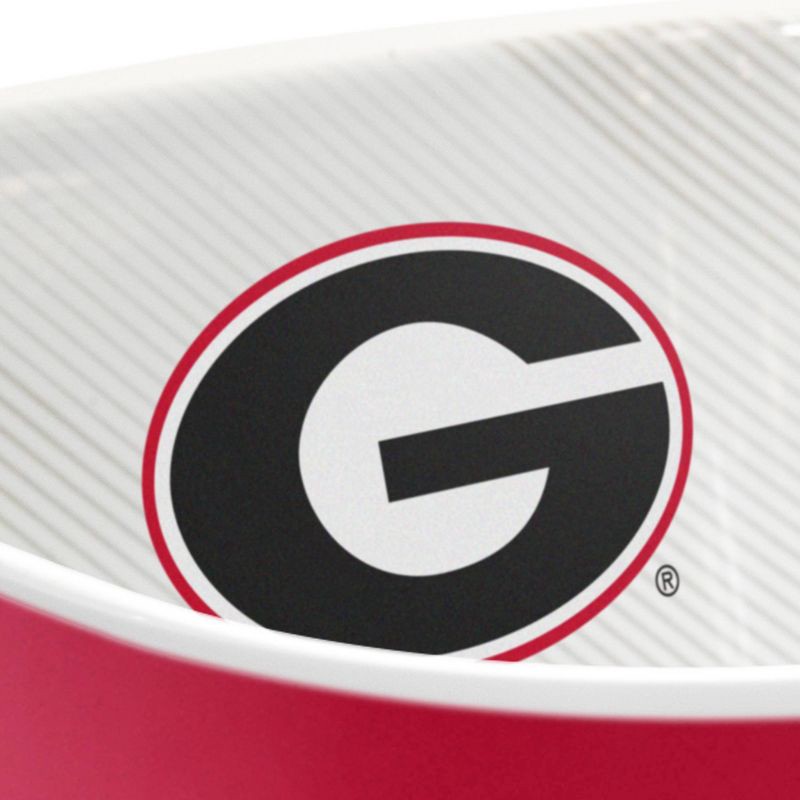 slide 3 of 6, NCAA Georgia Bulldogs Serving Bowl: Melamine Rounded Square Dish, 1 ct