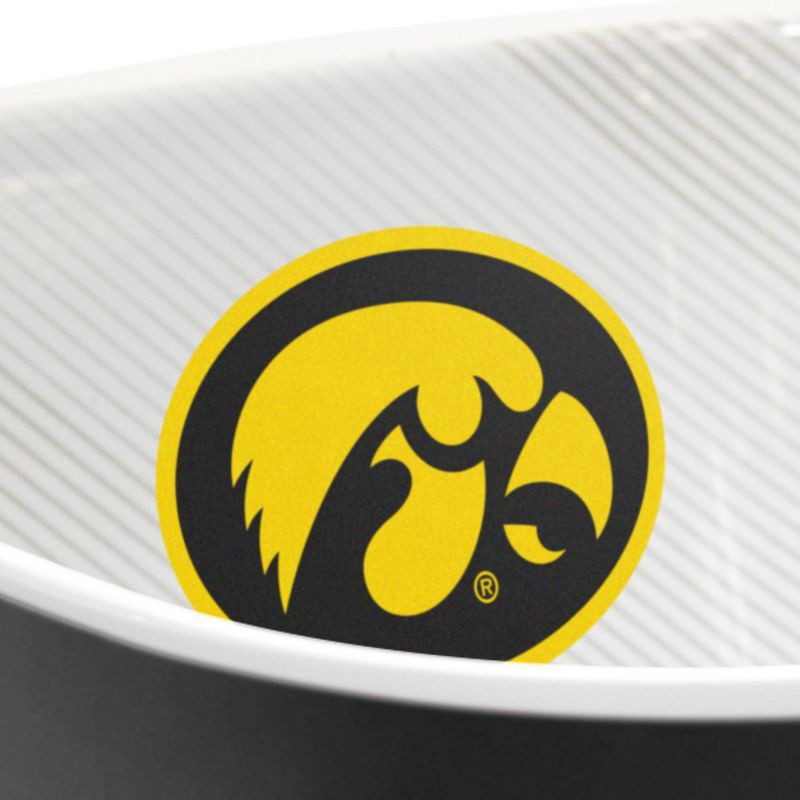 slide 3 of 6, NCAA Iowa Hawkeyes Serving Bowl: Melamine Rounded Square Party Dish, 1 ct