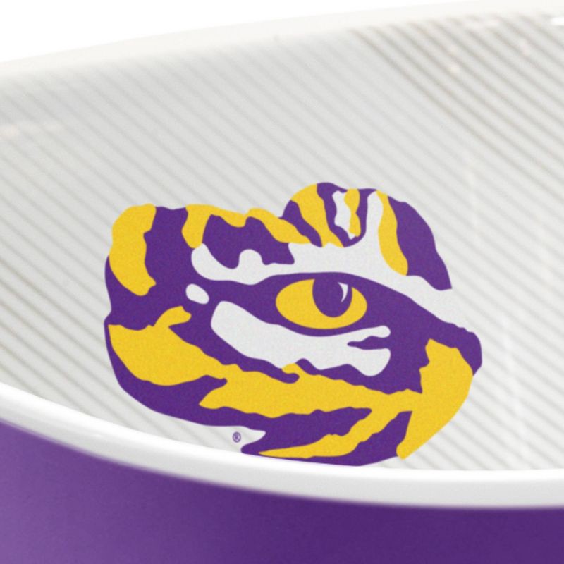 slide 3 of 6, NCAA LSU Tigers Serving Bowl: Melamine Rounded Square, 15 Volume Capacity, 1 ct