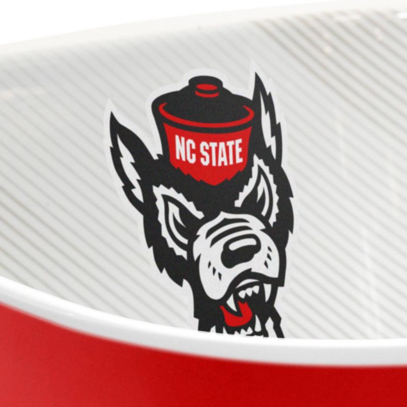 slide 3 of 6, NCAA NC State Wolfpack Serving Bowl: Melamine Rounded Square Tableware, 1 ct