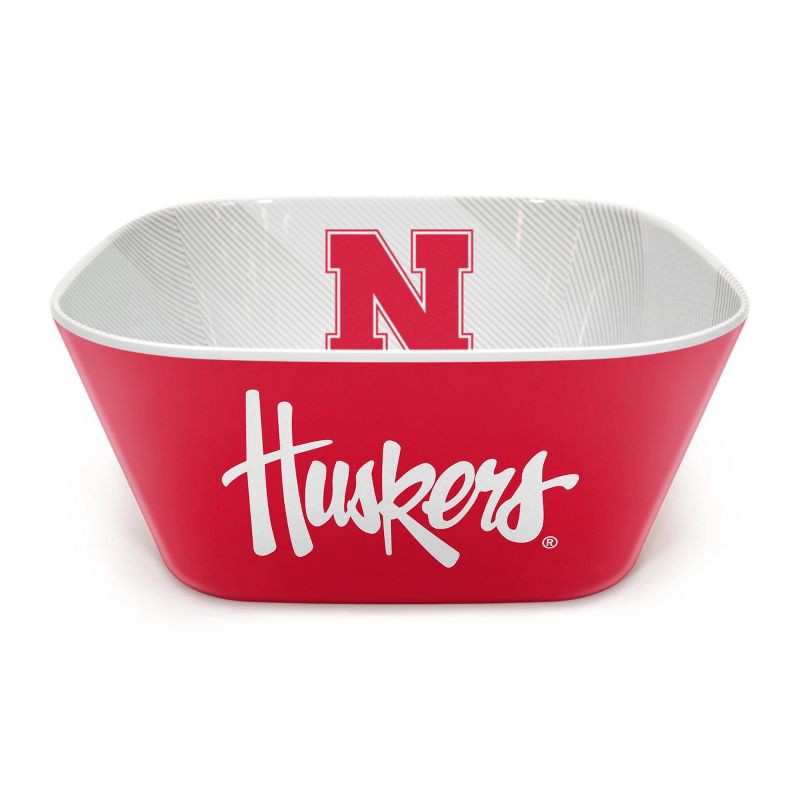 slide 2 of 6, NCAA Nebraska Cornhuskers Serving Bowl: Melamine Rounded Square, 15 Volume, 1 ct