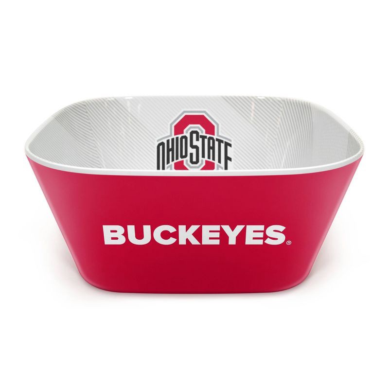 slide 2 of 6, NCAA Ohio State Buckeyes Serving Bowl: Melamine Rounded Square, 15 Volume, 1 ct
