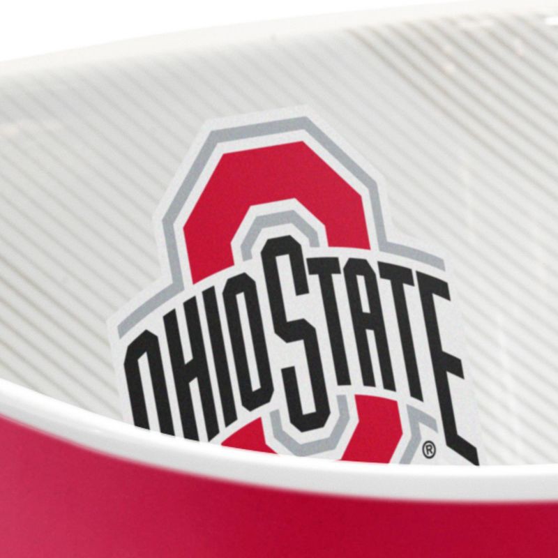 slide 3 of 6, NCAA Ohio State Buckeyes Serving Bowl: Melamine Rounded Square, 15 Volume, 1 ct