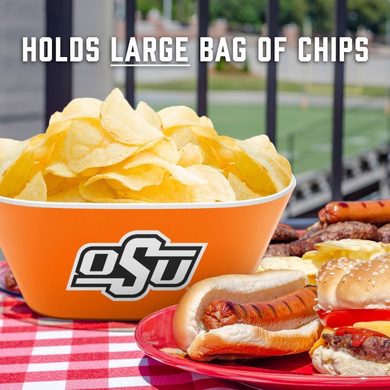 slide 2 of 6, NCAA Oklahoma State Cowboys Serving Bowl: Melamine Rounded Square, 15 Volume, 1 ct