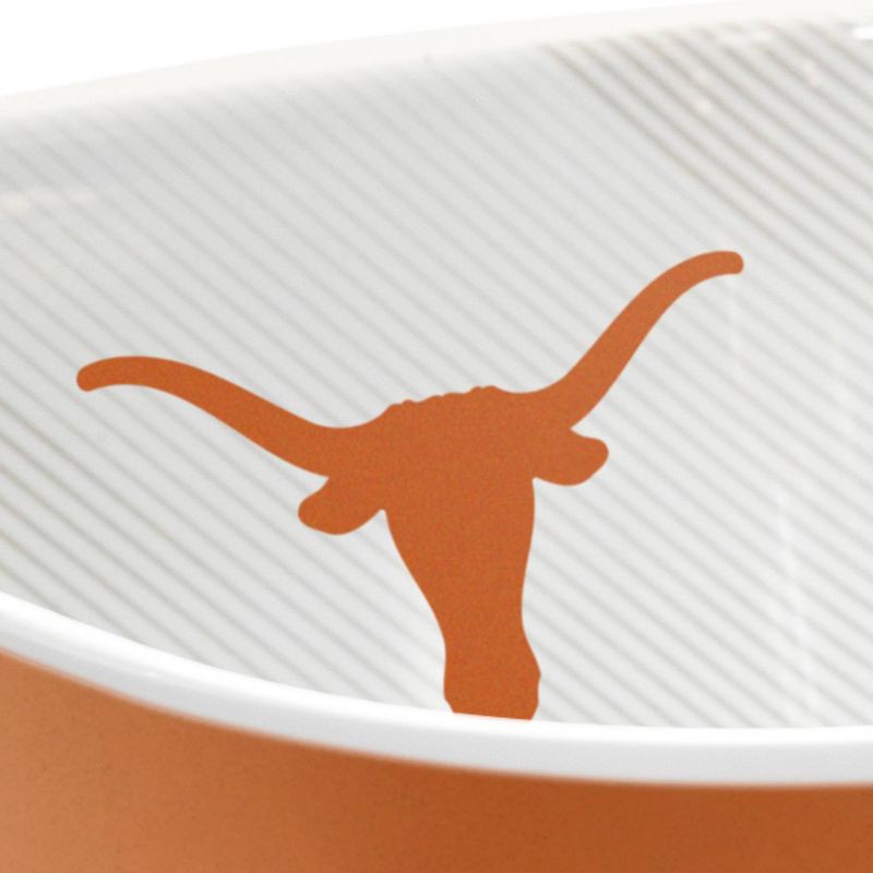 slide 3 of 6, NCAA Texas Longhorns Serving Bowl: Melamine Rounded Square Dish, 15 Volume Capacity, 1 ct