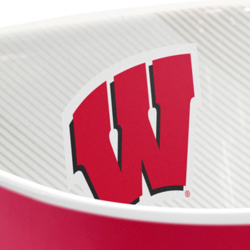 slide 3 of 6, NCAA Wisconsin Badgers Serving Bowl: Melamine Rounded Square, 15 Volume Capacity, 1 ct