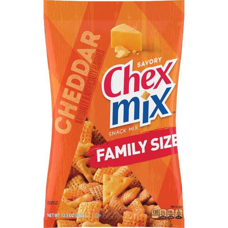 slide 2 of 9, Chex Mix Cheddar Large - 13.5oz, 13.5 oz