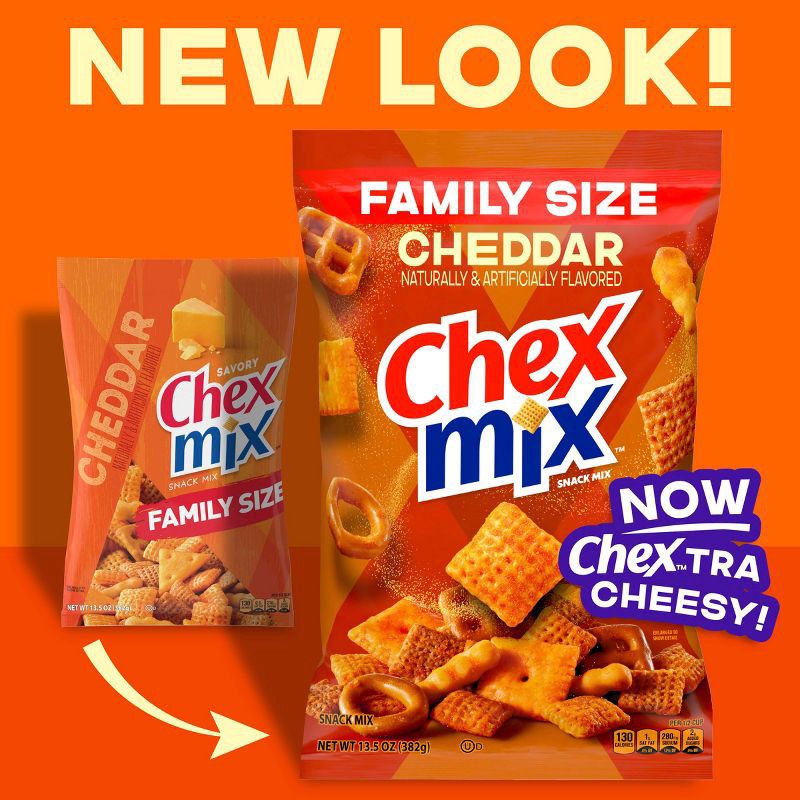 slide 9 of 9, Chex Mix Cheddar Large - 13.5oz, 13.5 oz