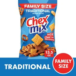 Chex Mix Traditional Large - 13.5oz: Whole Grain, No High Fructose Corn Syrup
