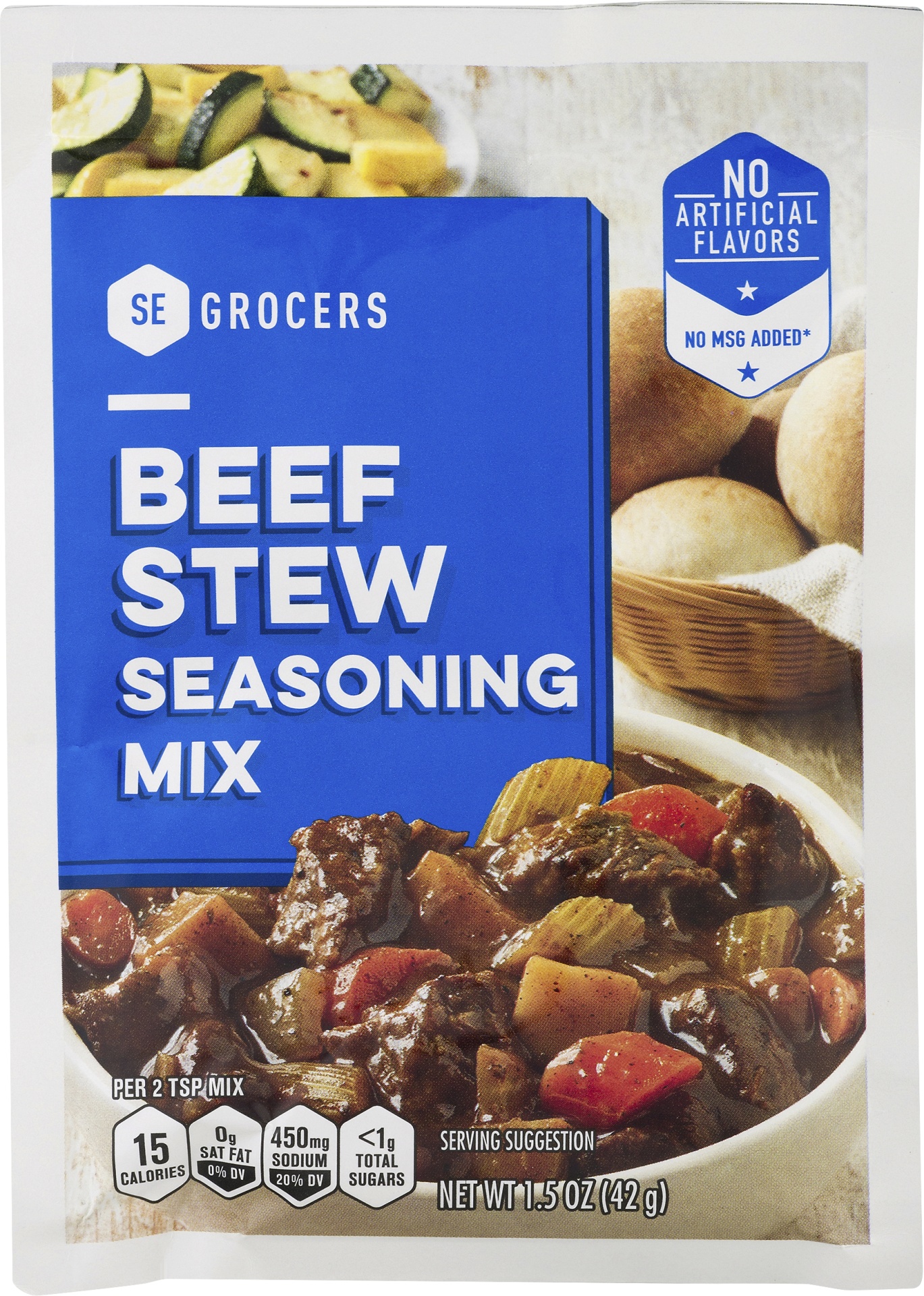 slide 1 of 1, SE Grocers Beef Stew Mix Pk, 1.5 oz