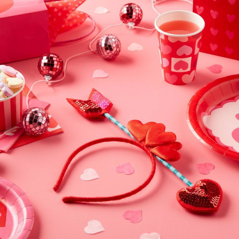 slide 2 of 4, Heart Arrow Valentine's Day Headband Accessory - Spritz™, 1 ct
