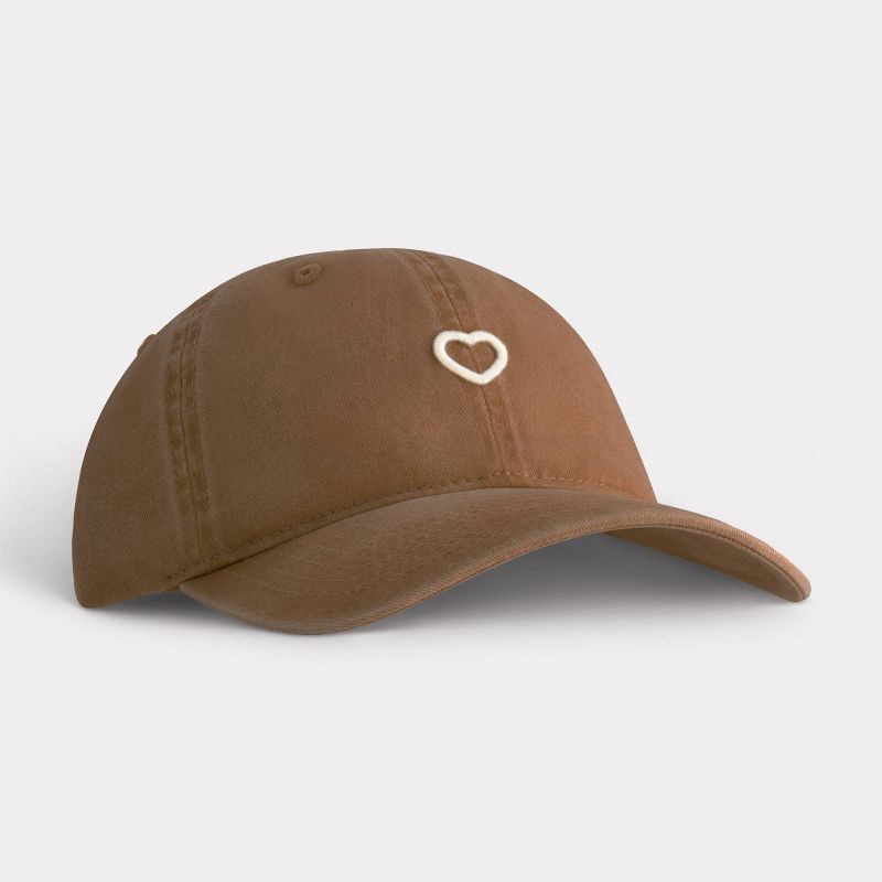 slide 5 of 7, Concept One Heart Felt Dad Baseball - Tan: Cotton Canvas Adjustable Hat, 1 ct