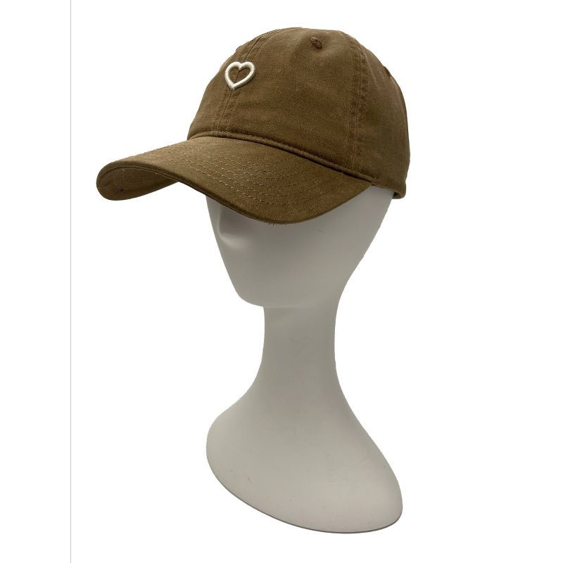 slide 6 of 7, Concept One Heart Felt Dad Baseball - Tan: Cotton Canvas Adjustable Hat, 1 ct