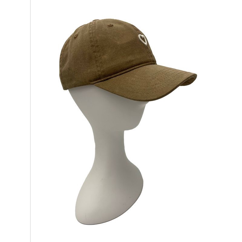 slide 7 of 7, Concept One Heart Felt Dad Baseball - Tan: Cotton Canvas Adjustable Hat, 1 ct