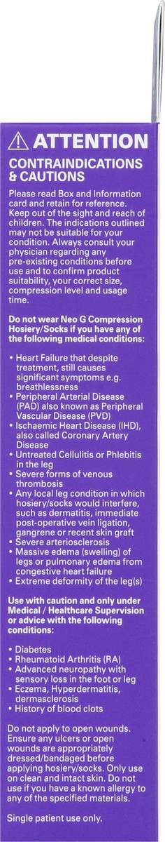 slide 10 of 13, Neo G Black Energizing Trouser Knee Highs Medium 1 ea, 1 ct