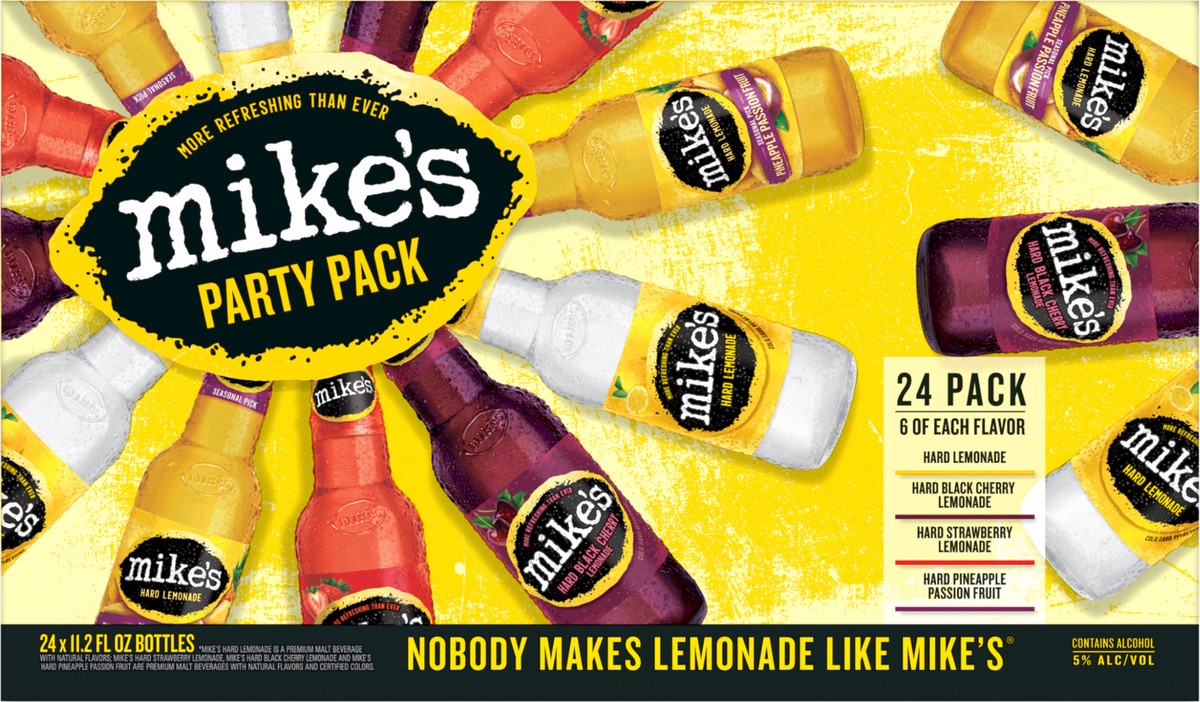 slide 3 of 8, Mike's Hard Variety 24pk Bottles, 24 ct