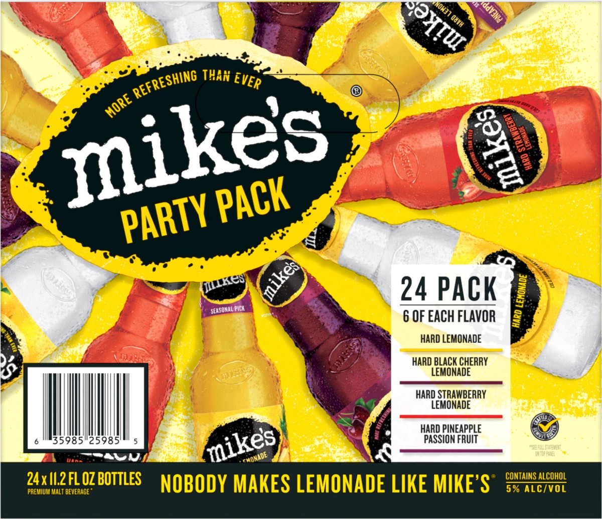 slide 4 of 8, Mike's Hard Variety 24pk Bottles, 24 ct