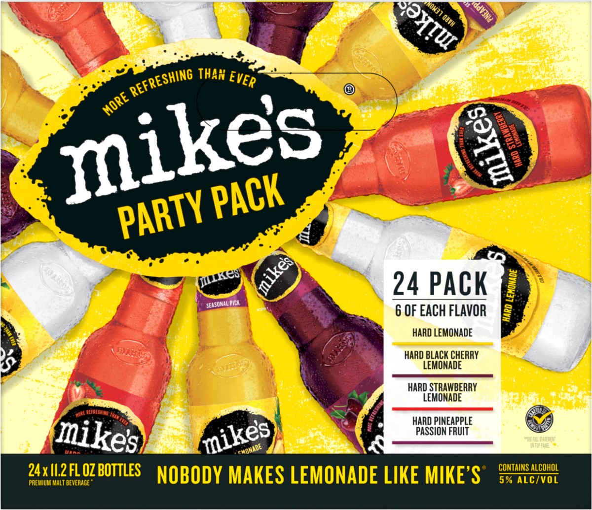 slide 6 of 8, Mike's Hard Variety 24pk Bottles, 24 ct