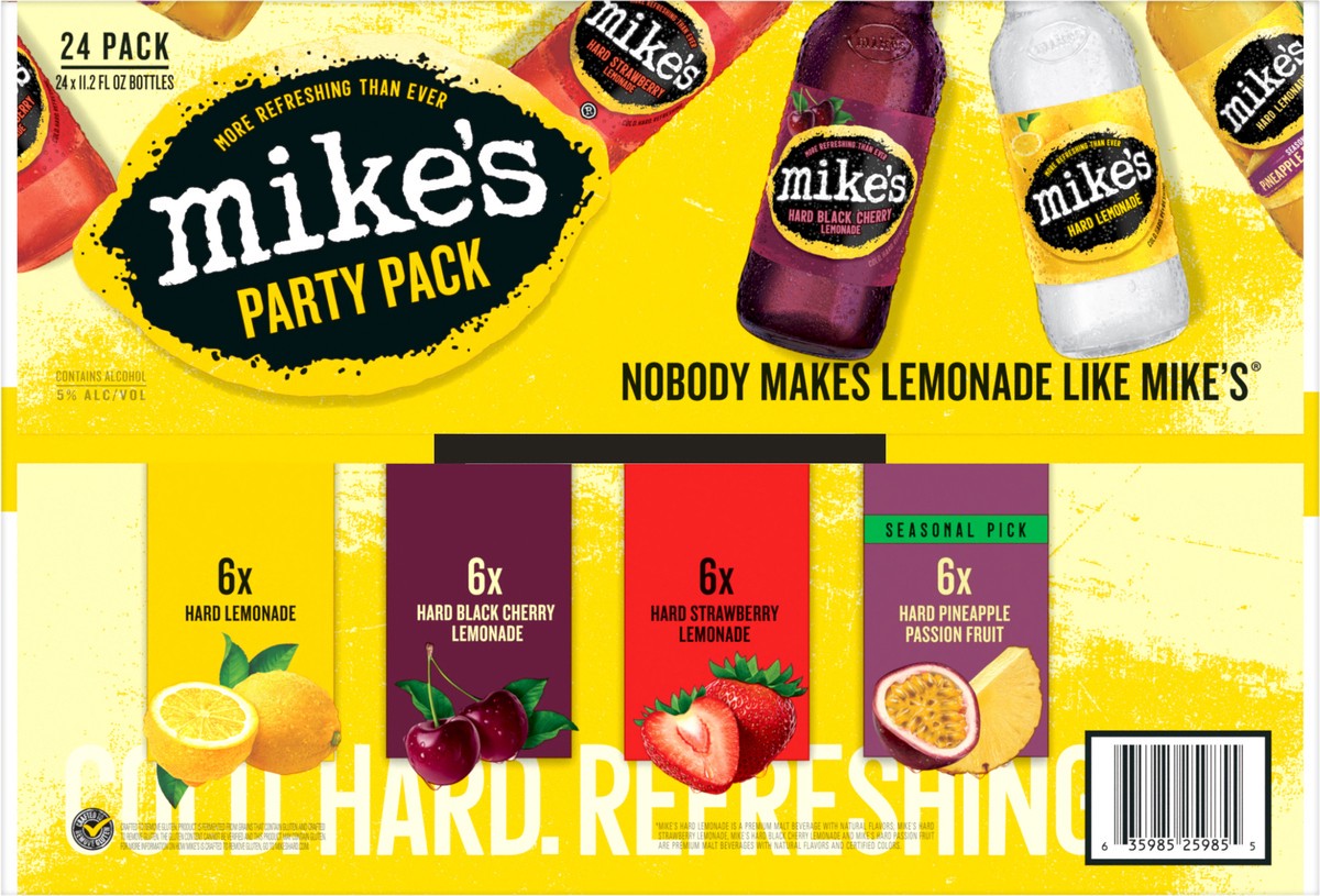 slide 7 of 8, Mike's Hard Variety 24pk Bottles, 24 ct