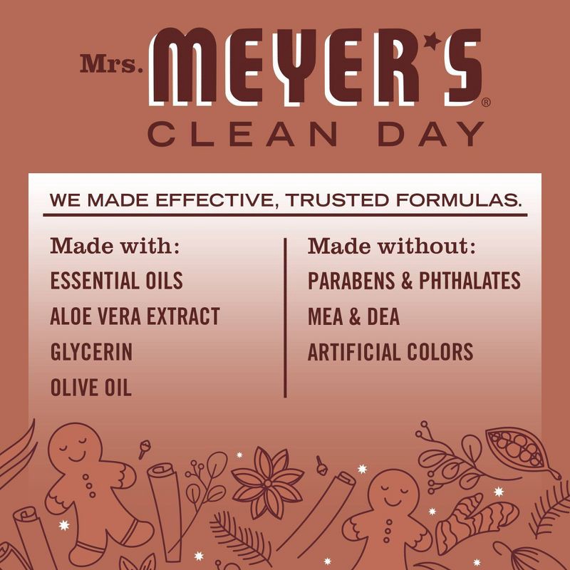 slide 3 of 8, Mrs. Meyer's Clean Day Hand Soap - Gingerbread - 12.5 fl oz, 12.5 fl oz