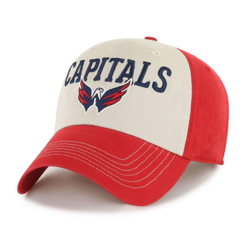 slide 1 of 3, NHL Washington Capitals Sprague Hat: Team Logo Adjustable Baseball Cap, 1 ct
