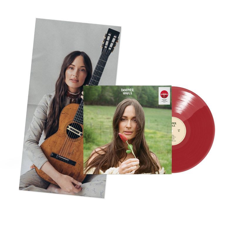 slide 2 of 2, Universal Music Group Kacey Musgraves - “Deeper Well” (Target Exclusive, Vinyl) (Crimson Clover Edition) (Half Opaque/Half Transparent Red), 1 ct