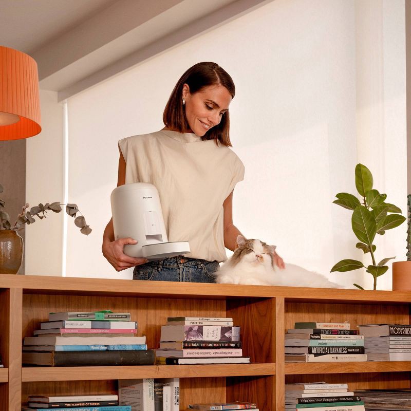 slide 6 of 9, Petlibro 2L Wire Free Air Automatic WiFi Cat and Dog Automated Feeder, 2 liter