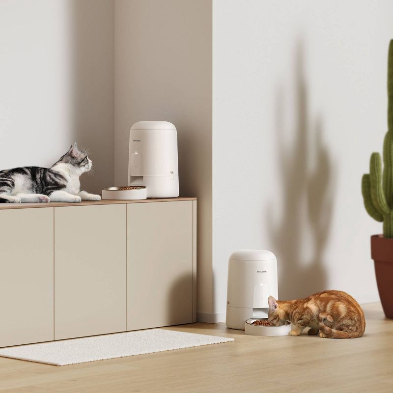 slide 9 of 9, Petlibro 2L Wire Free Air Automatic WiFi Cat and Dog Automated Feeder, 2 liter