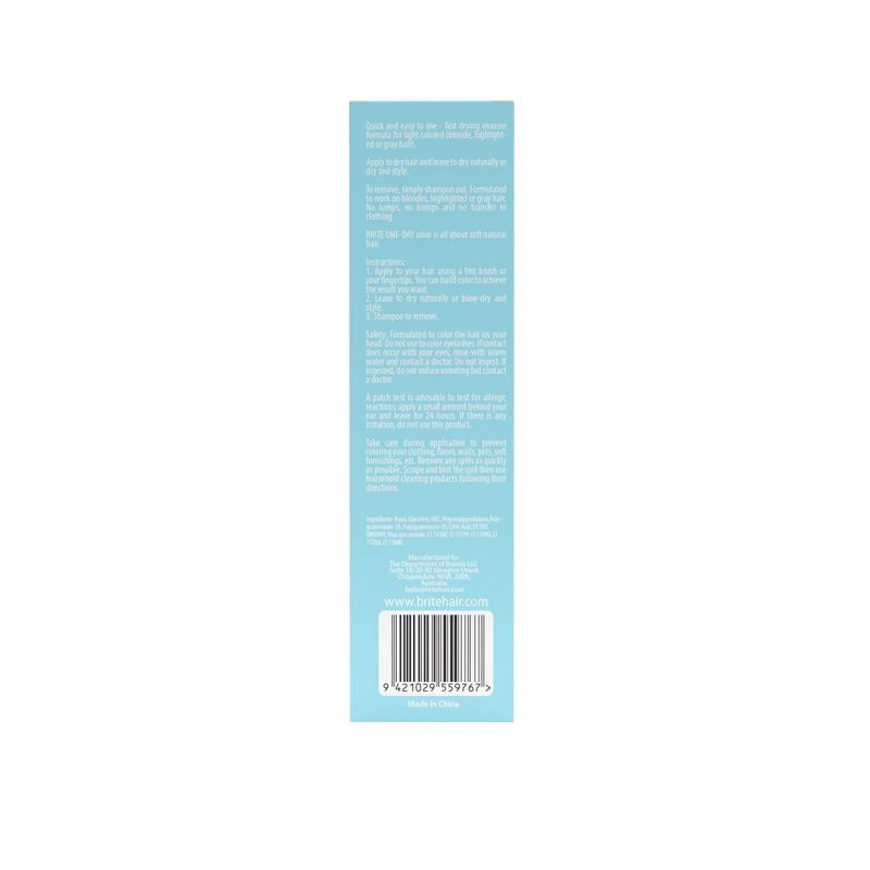 slide 2 of 4, BRITE One Day Temporary Hair Color - Pastel Blue - 3.38 fl oz, 3.38 fl oz