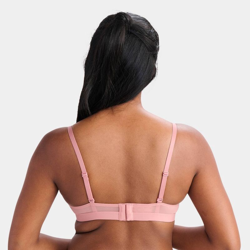 slide 2 of 4, Parade Women's Re:Play Triangle Wireless Bralette - Hot Honey M: Recycled Nylon, Spandex, Adjustable Strap, Unpadded Cup, 1 ct