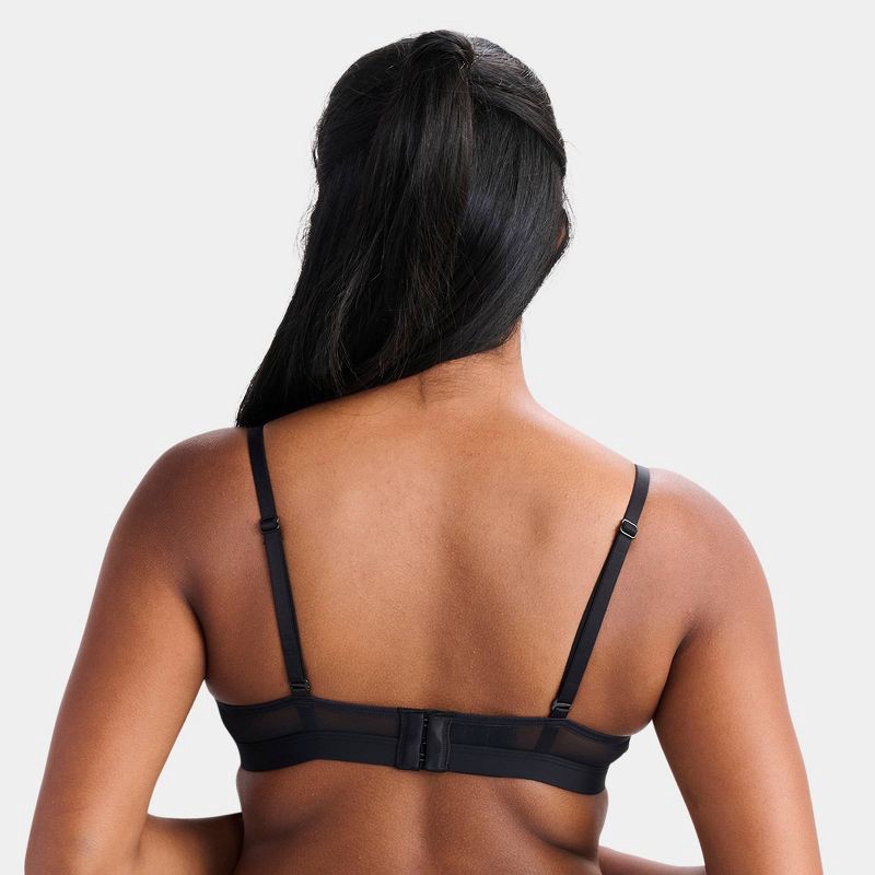 slide 2 of 4, Parade Women's Re:Play Triangle Wireless Bralette - Eightball XS: Recycled Nylon & Spandex, Adjustable Strap, Unpadded Cup, 1 ct