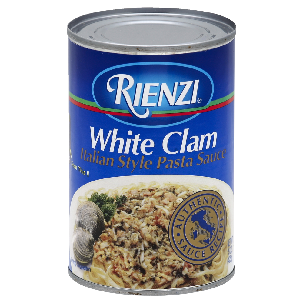 slide 1 of 1, Rienzi White Clam Italian Style Pasta Sauce, 15 oz