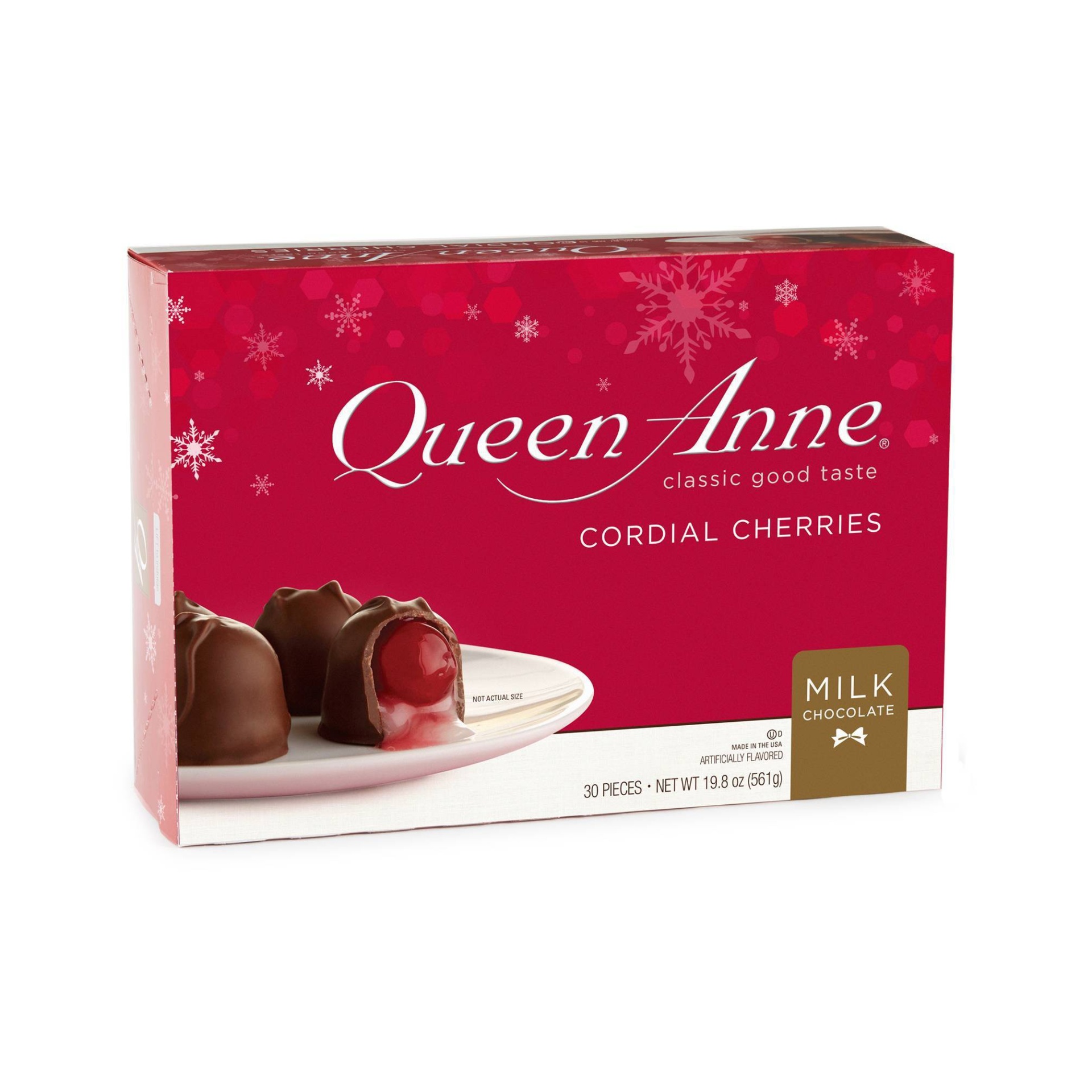 slide 1 of 3, Queen Anne Milk Chocolate Cordial Christmas Cherries, 19.8 oz