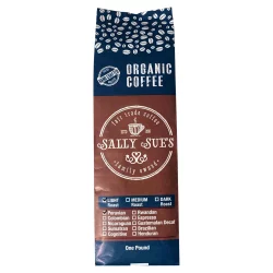 Sally Sues Fto Coffee Organic Peruvian Light Roast - 16 oz