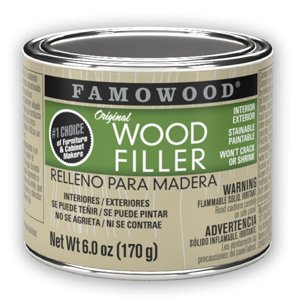 slide 2 of 2, Famowood Alder Wood Filler, 6 oz