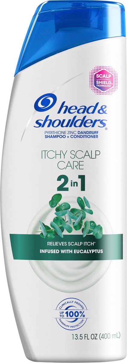 slide 4 of 7, Head & Shoulders Itchy Scalp Care Anti-Dandruff 2-in-1 Shampoo + Conditioner, 13.5oz, 13.5 fl oz