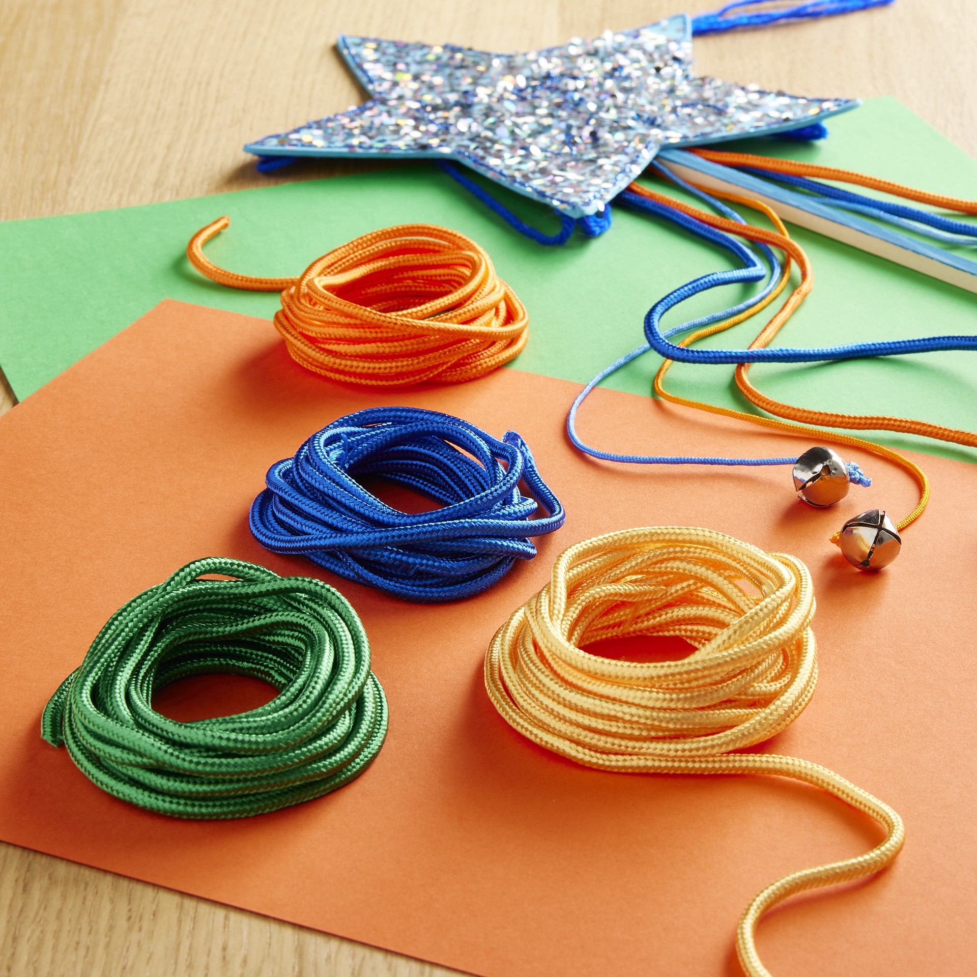 slide 3 of 4, 8ft. Primary Mix Paracords By Creatology, 5ct., 5 ct